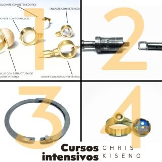 🔥 4 TALLERES PRACTICOS, CON CONTENIDOS DIFERENTES CHRIS KISENO!!!
Un maravilloso reencuentro! Llegan 4 maravillosos cursos para Joyería con Chris Kisenno @kisenoart. Nos visita desde Barcelona para volver a dar todo su conocimiento en @materia_prima_escuela_joyeria.
son cursos intensivos y netamente prácticos, ¡¡con el mejor profesor que puedas tener para ello!!, donde desarrollarás las siguientes técnicas:
1. ENSAMBLES MECÁNICOS PARA JOYERÍA
Fecha: Del 4 al 8 de noviembre
Horario: 9 am a 1 pm
Precio: $1.200.000 pesos colombianos
MATERIALES INCLUIDOS
CUPO MÁXIMO: 12 PERSONAS
2. CIERRES NIVEL 1 PARA JOYERÍA -
Fecha: Del 4 al 8 de noviembre
Horario: 2 pm a 6 pm
Precio: $1.200.000 pesos colombianos
MATERIALES INCLUIDOS
CUPO MÁXIMO: 8 PERSONAS
3. CIERRES NIVEL 2 PARA JOYERÍA
Fecha: Del 10 al 14 de noviembre
Horario: 9 am a 1 pm
Precio: $1.200.000 pesos colombianos
MATERIALES INCLUIDOS
CUPO MÁXIMO: 8 PERSONAS
4. LUZ Y MOVIMIENTO
LEDS, rodamientos y movimientos mecánicos.
Fecha: Del 10 al 14 de noviembre
Horario: 2 pm a 6 pm
Precio: $1.200.000
MATERIALES INCLUIDOS
CUPO MÁXIMO: 8 PERSONAS
¡INSCRIPCIONES ABIERTAS! ¡PREGUNTA PARA MAYOR INFORMACIÓN Y OPCIONES DE PAGO!!! ¡TENEMOS CUPOS LIMITADOS!!
🎉