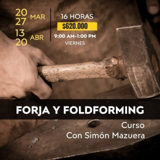 🔨 Forja y Foldforming: Volumen y Textura en el Metal ✨
¡En Materia Prima Escuela Taller @materia_prima_escuela_joyeria , abrimos inscripciones para un curso intensivo donde el metal deja de ser una lámina rígida para convertirse en una pieza orgánica.
De la mano de Simón Mazuera @simonmazuera.jewellery, joyero de la Escuela Massana de Barcelona y experto en joyería artística, aprenderás a dominar el Foldforming. Esta técnica te permitirá crear estructuras tridimensionales complejas y texturas únicas mediante el plegado, martillado y recocido
Detalles del Curso 📝
Duración: 16 horas de formación técnica y creativa.
Intensidad: 4 sesiones (viernes).
Fechas:
Marzo: 20 y 27.
Abril: 10 y 17.
Horario: 9:00 a.m. a 1:00 p.m.
Inversión: $670.000 COP.
¿Qué vas a experimentar? 🎨
Técnicas de Forja: Controlarás el desplazamiento del metal con precisión.
Plegado Creativo: Descubrirás cómo los pliegues generan volúmenes ñ
Simón te acompañará en el proceso de entender el material desde una perspectiva de diseño contemporáneo.
📍 Lugar: Materia Prima Escuela Taller, Calle 35 # 21-24, Teusaquillo, Bogotá.